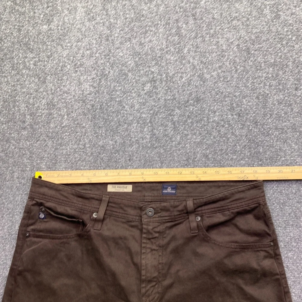 AG Adriano Goldschmied The Protege Straight Leg Pants Brown 36x34 1049SUD-CFF 34